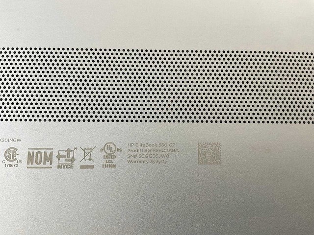 Hp elitebook 830 g7 13.3”, core(tm) i7 10th gen, 16 gb ram, 512 gb nvme laptop - afbeelding 7 van  7