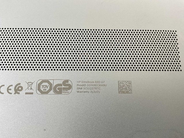 Hp elitebook 830 g7 13.3”, core(tm) i7 10th gen, 16 gb ram, 512 gb nvme laptop - afbeelding 7 van  7