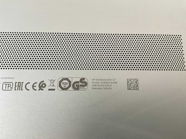 Hp elitebook 830 g7 13.3”, core(tm) i7 10th gen, 16 gb ram, 512 gb nvme laptop - afbeelding 7 van  7
