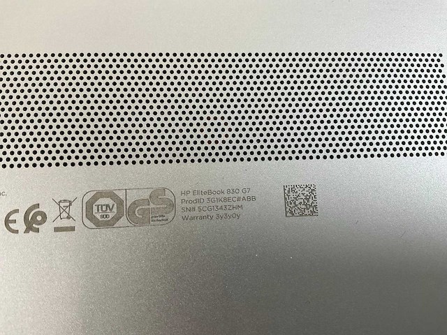 Hp elitebook 830 g7 13.3”, core(tm) i7 10th gen, 16 gb ram, 512 gb nvme laptop - afbeelding 3 van  4