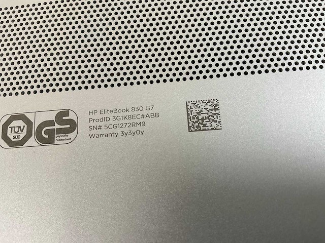 Hp elitebook 830 g7 13.3”, core(tm) i7 10th gen, 16 gb ram, 512 gb nvme laptop - afbeelding 7 van  7
