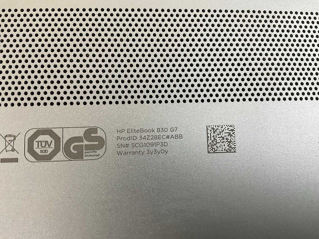 Hp elitebook 830 g7 13.3”, core(tm) i7 10th gen, 16 gb ram, 512 gb nvme laptop - afbeelding 5 van  5