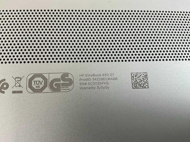 Hp elitebook 830 g7 13.3”, core(tm) i7 10th gen, 16 gb ram, 512 gb nvme laptop - afbeelding 5 van  5