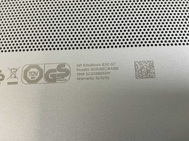 Hp elitebook 830 g7 13.3”, core(tm) i7 10th gen, 16 gb ram, 512 gb nvme laptop - afbeelding 7 van  7