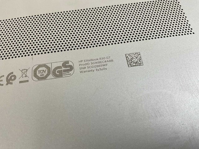 Hp elitebook 830 g7 13.3”, core(tm) i7 10th gen, 16 gb ram, 512 gb nvme laptop - afbeelding 5 van  5