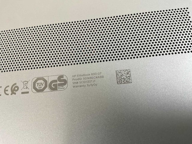 Hp elitebook 830 g7 13.3”, core(tm) i7 10th gen, 16 gb ram, 512 gb nvme laptop - afbeelding 5 van  5