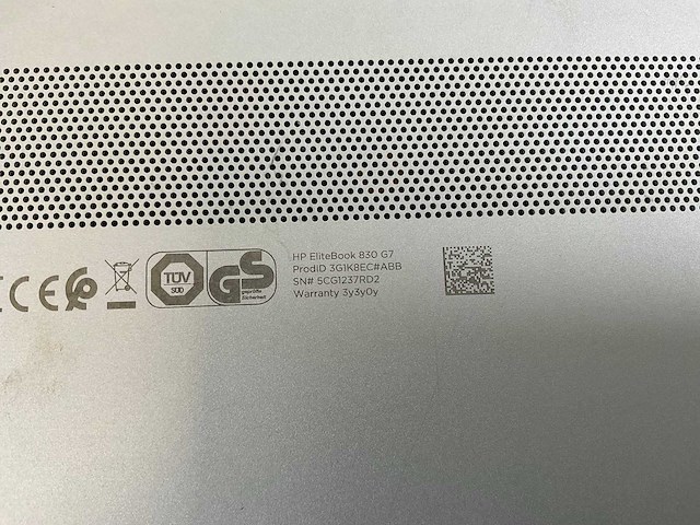 Hp elitebook 830 g7 13.3”, core(tm) i7 10th gen, 16 gb ram, 512 gb nvme laptop - afbeelding 5 van  5