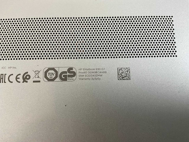 Hp elitebook 830 g7 13.3”, core(tm) i7 10th gen, 16 gb ram, 512 gb nvme laptop - afbeelding 4 van  4