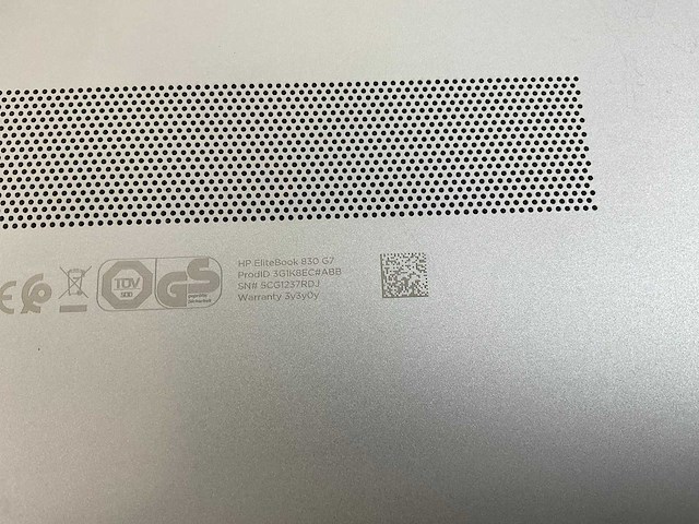 Hp elitebook 830 g7 13.3”, core(tm) i7 10th gen, 16 gb ram, 512 gb nvme laptop - afbeelding 7 van  7