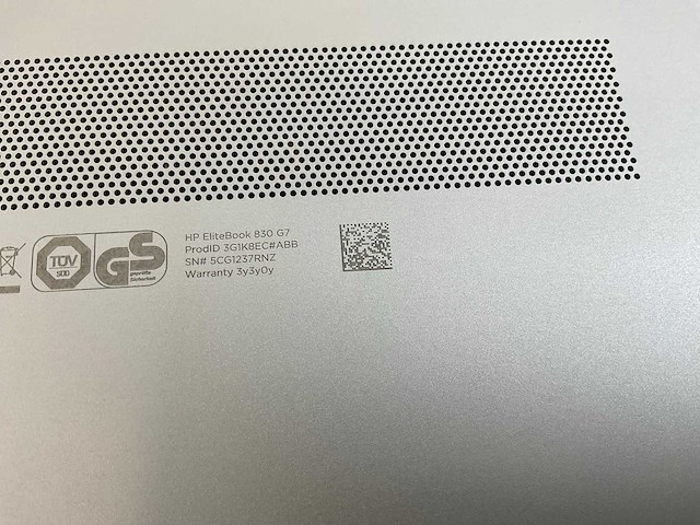 Hp elitebook 830 g7 13.3”, core(tm) i7 10th gen, 16 gb ram, 512 gb nvme laptop - afbeelding 4 van  4