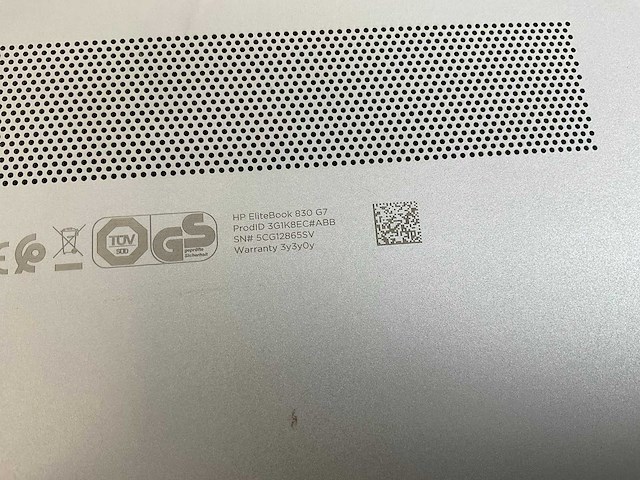 Hp elitebook 830 g7 13.3”, core(tm) i7 10th gen, 16 gb ram, 512 gb nvme laptop - afbeelding 7 van  7