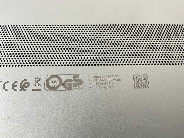 Hp elitebook 830 g7 13.3”, core(tm) i7 10th gen, 16 gb ram, 512 gb nvme laptop - afbeelding 7 van  7