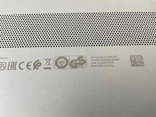 Hp elitebook 830 g7 13.3”, core(tm) i7 10th gen, 16 gb ram, 512 gb nvme laptop - afbeelding 5 van  5