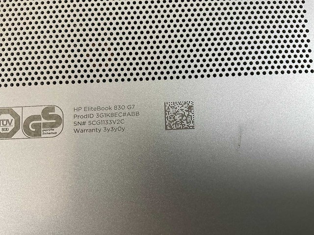 Hp elitebook 830 g7 13.3”, core(tm) i7 10th gen, 16 gb ram, 512 gb nvme laptop - afbeelding 7 van  7