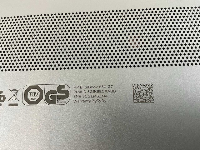 Hp elitebook 830 g7 13.3”, core(tm) i7 10th gen, 16 gb ram, 512 gb nvme laptop - afbeelding 6 van  6