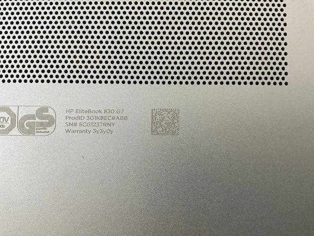 Hp elitebook 830 g7 13.3”, core(tm) i7 10th gen, 16 gb ram, 512 gb nvme laptop - afbeelding 7 van  7