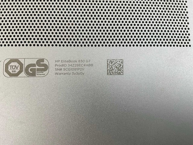 Hp elitebook 830 g7 13.3”, core(tm) i7 10th gen, 16 gb ram, 512 gb nvme laptop - afbeelding 3 van  4