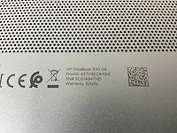 Hp elitebook 830 g8 13.3”, core(tm) i7 11th gen, 16 gb ram, 512 gb nvme laptop - afbeelding 7 van  7