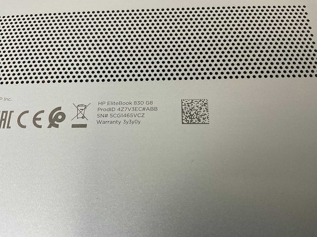 Hp elitebook 830 g8 13.3”, core(tm) i7 11th gen, 16 gb ram, 512 gb nvme laptop - afbeelding 7 van  7