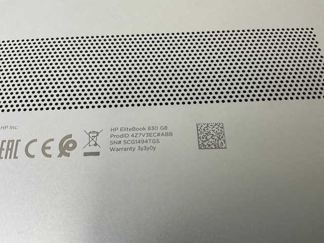 Hp elitebook 830 g8 13.3”, core(tm) i7 11th gen, 16 gb ram, 512 gb nvme laptop - afbeelding 7 van  7