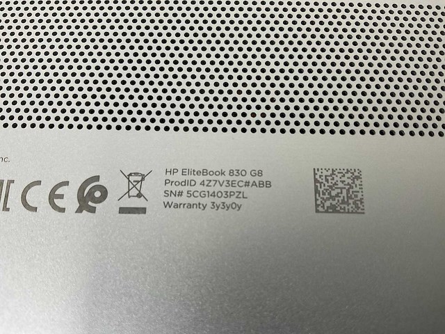 Hp elitebook 830 g8 13.3”, core(tm) i7 11th gen, 16 gb ram, 512 gb nvme laptop - afbeelding 7 van  7