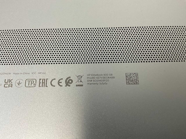 Hp elitebook 830 g8 13.3”, core(tm) i7 11th gen, 16 gb ram, 512 gb nvme laptop - afbeelding 7 van  7