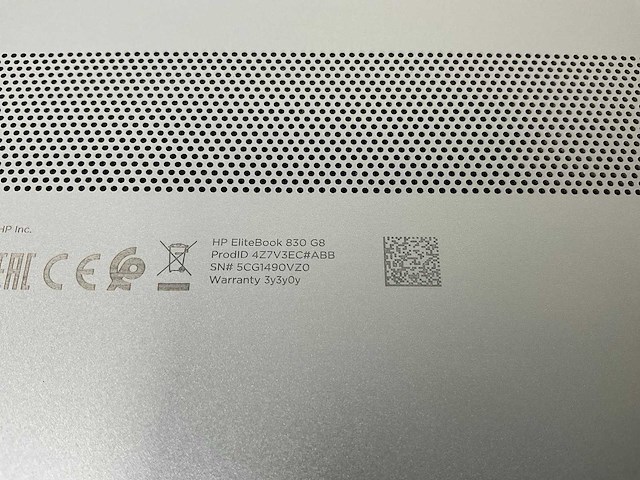 Hp elitebook 830 g8 13.3”, core(tm) i7 11th gen, 16 gb ram, 512 gb nvme laptop - afbeelding 7 van  7