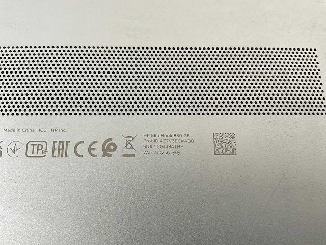 Hp elitebook 830 g8 13,3”, core(tm) i7 11th gen, 16 gb ram, 512 gb nvme laptop - afbeelding 7 van  7