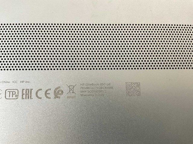 Hp elitebook 830 g8 13,3”, core(tm) i7 11th gen, 16 gb ram, 512 gb nvme laptop - afbeelding 7 van  7