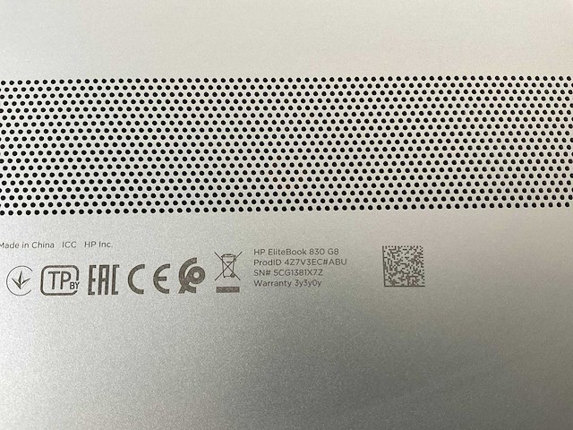 Hp elitebook 830 g8 13.3”, core(tm) i7 11th gen, 16 gb ram, 512 gb nvme laptop - afbeelding 7 van  7