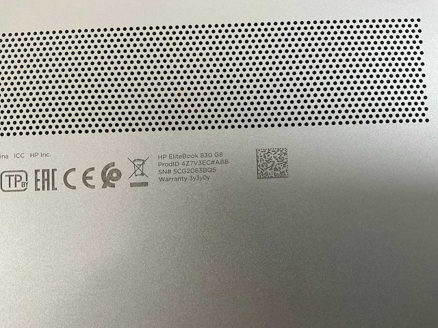 Hp elitebook 830 g8 13.3”, core(tm) i7 11th gen, 16 gb ram, 512 gb nvme laptop - afbeelding 3 van  3