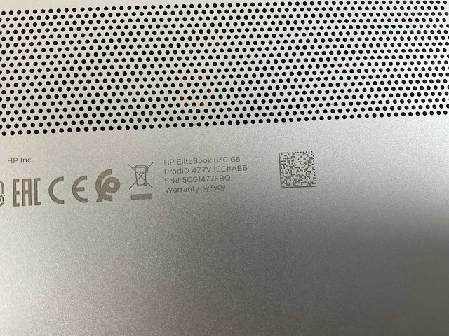 Hp elitebook 830 g8 13.3”, core(tm) i7 11th gen, 16 gb ram, 512 gb nvme laptop - afbeelding 7 van  7