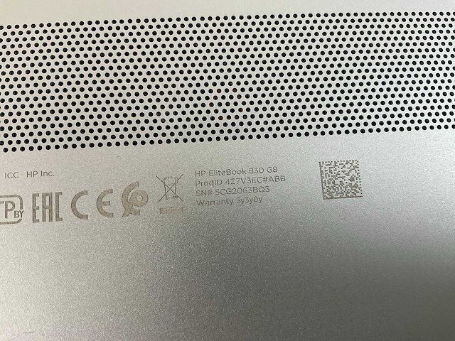 Hp elitebook 830 g8 13.3”, core(tm) i7 11th gen, 16 gb ram, 512 gb nvme laptop - afbeelding 7 van  7