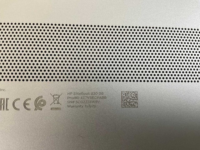 Hp elitebook 830 g8 13.3”, core(tm) i7 11th gen, 16 gb ram, 512 gb nvme laptop - afbeelding 7 van  8