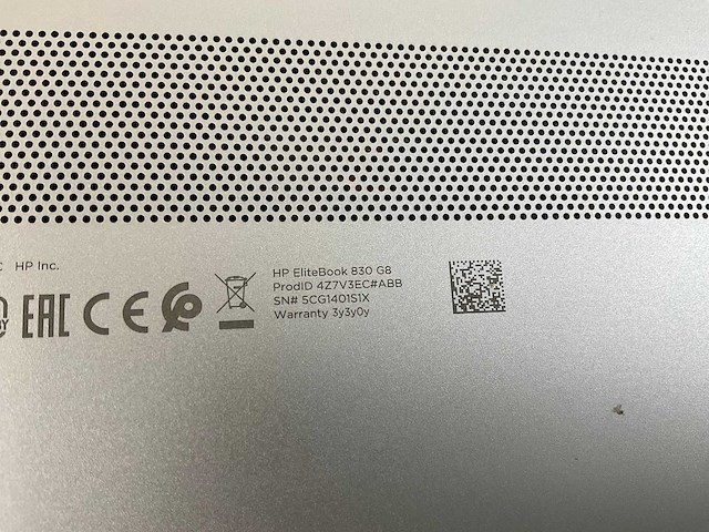Hp elitebook 830 g8 13.3”, core(tm) i7 11th gen, 16 gb ram, 512 gb nvme laptop - afbeelding 5 van  5