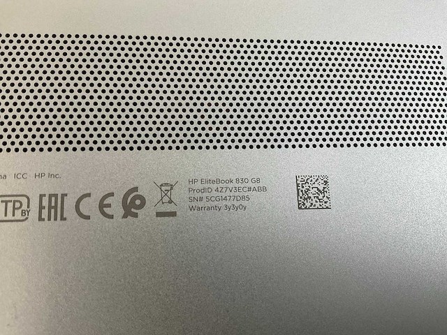 Hp elitebook 830 g8 13.3”, core(tm) i7 11th gen, 16 gb ram, 512 gb nvme laptop - afbeelding 7 van  7
