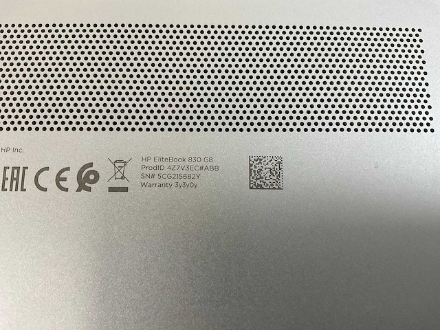 Hp elitebook 830 g8 13.3”, core(tm) i7 11th gen, 16 gb ram, 512 gb nvme laptop - afbeelding 7 van  7