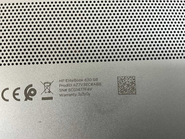 Hp elitebook 830 g8 13.3”, core(tm) i7 11th gen, 16 gb ram, 512 gb nvme laptop - afbeelding 5 van  5