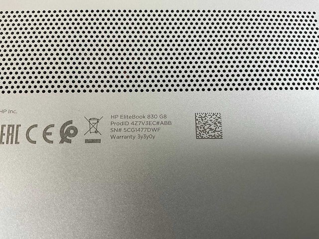 Hp elitebook 830 g8 13.3”, core(tm) i7 11th gen, 16 gb ram, 512 gb nvme laptop - afbeelding 6 van  6