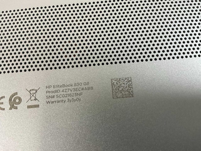 Hp elitebook 830 g8 13.3”, core(tm) i7 11th gen, 16 gb ram, 512 gb nvme laptop - afbeelding 5 van  5