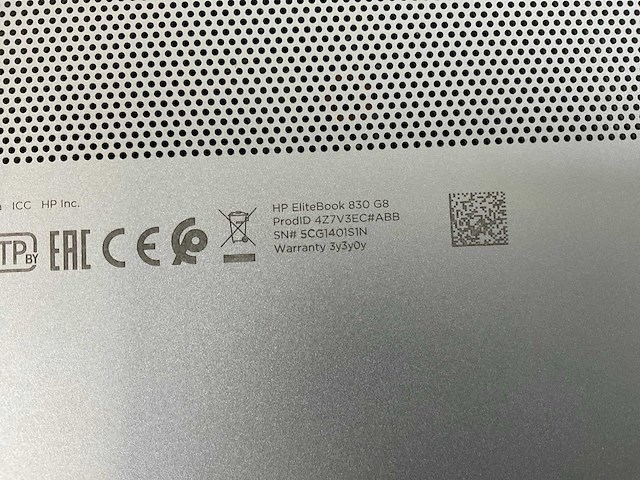 Hp elitebook 830 g8 13.3”, core(tm) i7 11th gen, 16 gb ram, 512 gb nvme laptop - afbeelding 5 van  5