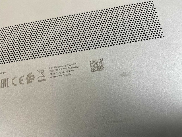 Hp elitebook 830 g8 13.3”, core(tm) i7 11th gen, 16 gb ram, 512 gb nvme laptop - afbeelding 6 van  7