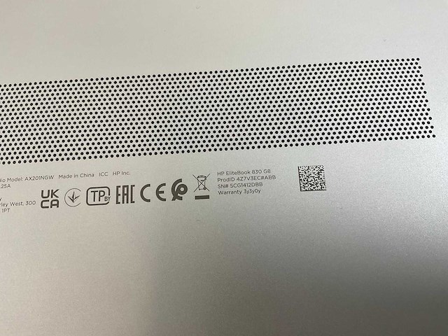 Hp elitebook 830 g8 13.3”, core(tm) i7 11th gen, 16 gb ram, 512 gb nvme laptop - afbeelding 4 van  4