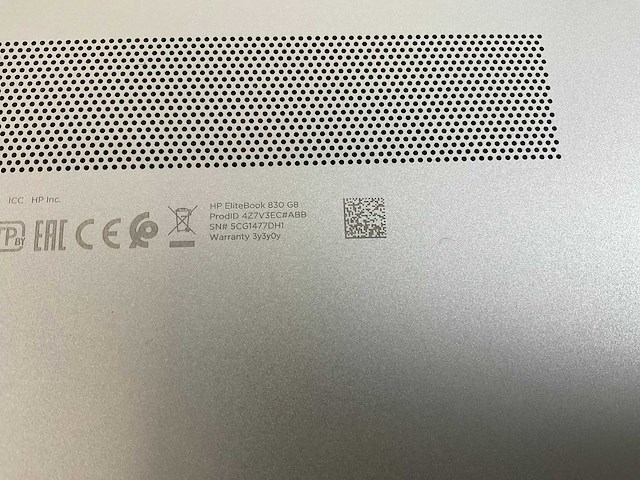 Hp elitebook 830 g8 13.3”, core(tm) i7 11th gen, 16 gb ram, 512 gb nvme laptop - afbeelding 5 van  6