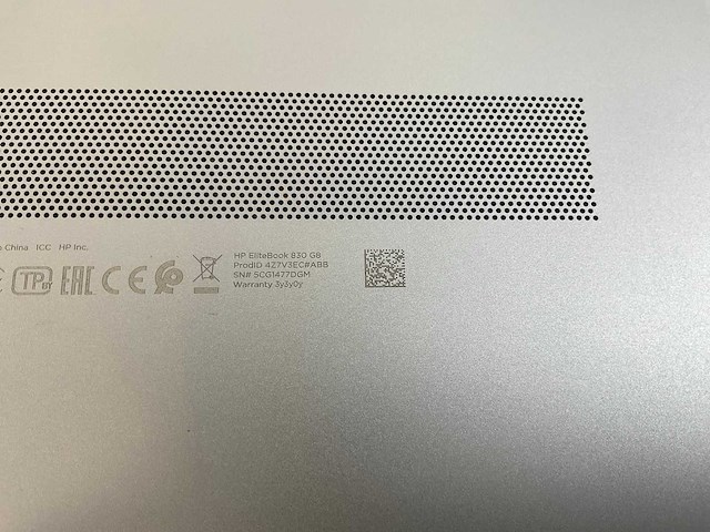 Hp elitebook 830 g8 13.3”, core(tm) i7 11th gen, 16 gb ram, 512 gb nvme laptop - afbeelding 7 van  7