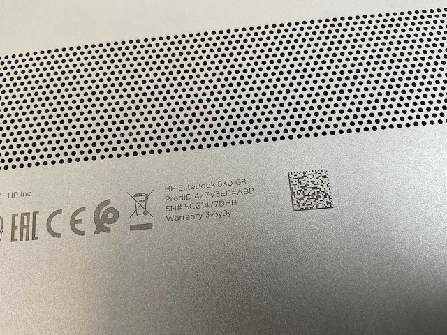Hp elitebook 830 g8 13.3”, core(tm) i7 11th gen, 16 gb ram, 512 gb nvme laptop - afbeelding 7 van  7