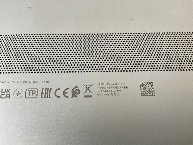 Hp elitebook 830 g8 13.3”, core(tm) i7 11th gen, 16 gb ram, 512 gb nvme laptop - afbeelding 7 van  7