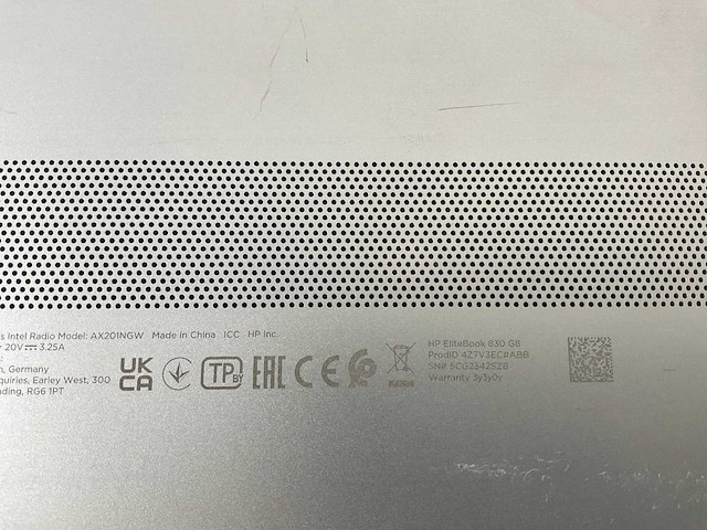 Hp elitebook 830 g8 13.3”, core(tm) i7 11th gen, 16 gb ram, 512 gb nvme laptop - afbeelding 7 van  7