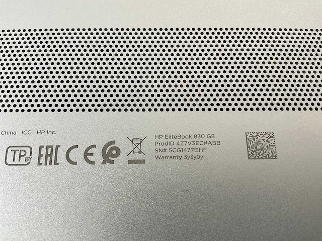 Hp elitebook 830 g8 13.3”, core(tm) i7 11th gen, 16 gb ram, 512 gb nvme laptop - afbeelding 4 van  4