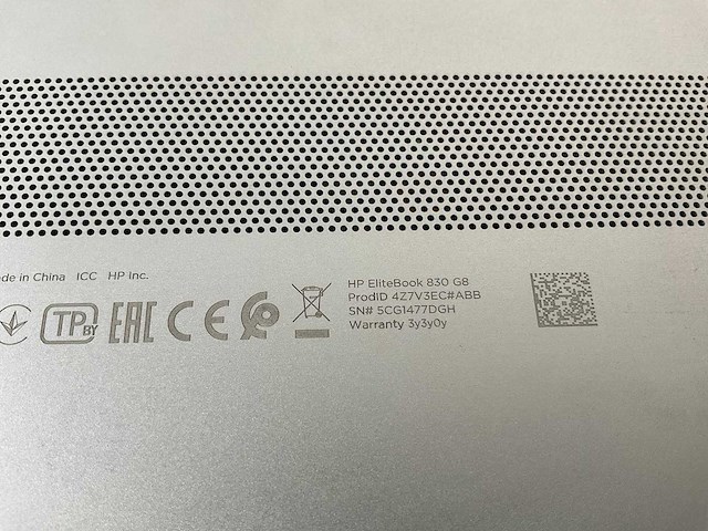 Hp elitebook 830 g8 13.3”, core(tm) i7 11th gen, 16 gb ram, 512 gb nvme laptop - afbeelding 5 van  5